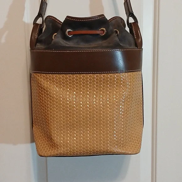 Dooney & Bourke Woven Drawstring Bag - Picture 3 of 17